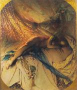 Witold Pruszkowski Bacchante. oil painting